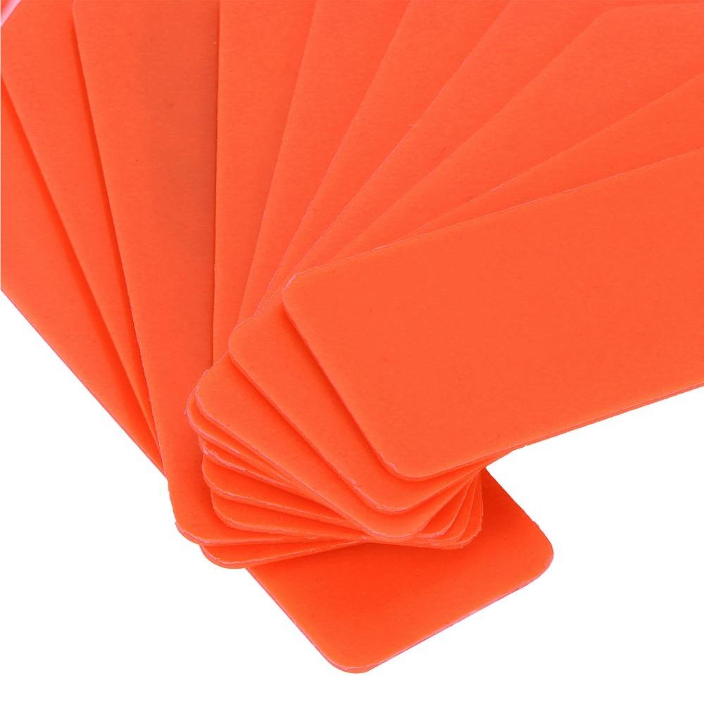 

200Pcs Lightweight Plant Tree Label Plastic Plant Tree Marker Orchard and Farmland Plant Marking помаранчевий