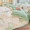 Duvet Cover Set for Double Bed 100% Cotton Quilt Cover Comforter Covers with 2pc Pillowcase Luxury Flower Printed Bedding Set