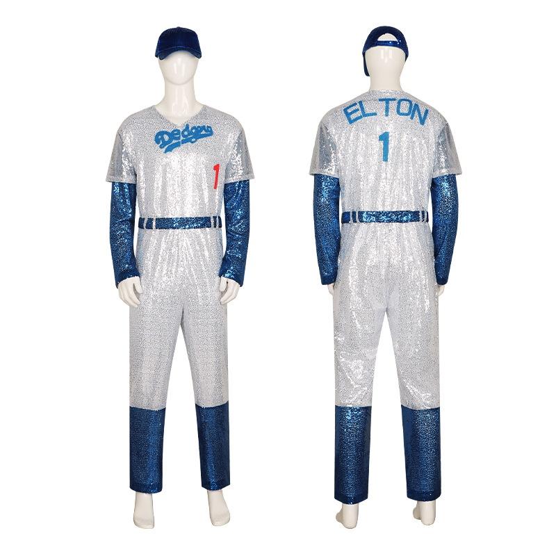 Rocketman Costumes Cosplay Movie Roles Roleplaying Jumpsuits Sets Performances