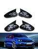 Car Side Wing Rearview Mirror Cover Fit For VW JETTA MK6 Volkswagen Passat B7 Scirocco Beetle CC Eos Add-on Mirror Caps