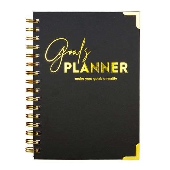 2026 Weekly Planner Notebook Spiral Bound Goal Journal with Elegant Cover Goal Setting & Task Tracking Portable Student Diary Organizer