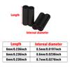 0.5mm 0.6mm 0.7mm Double Oval Fishing Line Crimping Tube Wire Crimp Connector Carbon Tube Fishing Crimp Sleeves Accessories