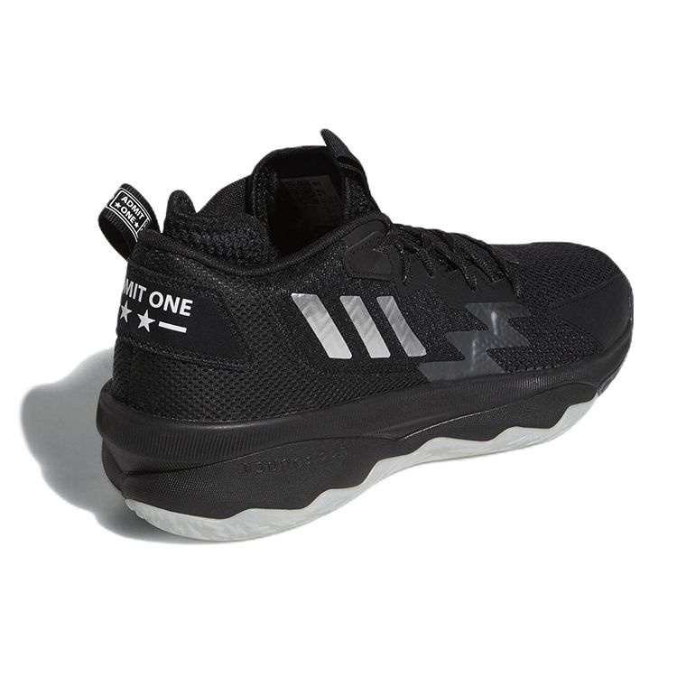 adidas Dame 8 Admit One - Core Black Men Sneakers Silver-Metallic Grey-Six GY6461