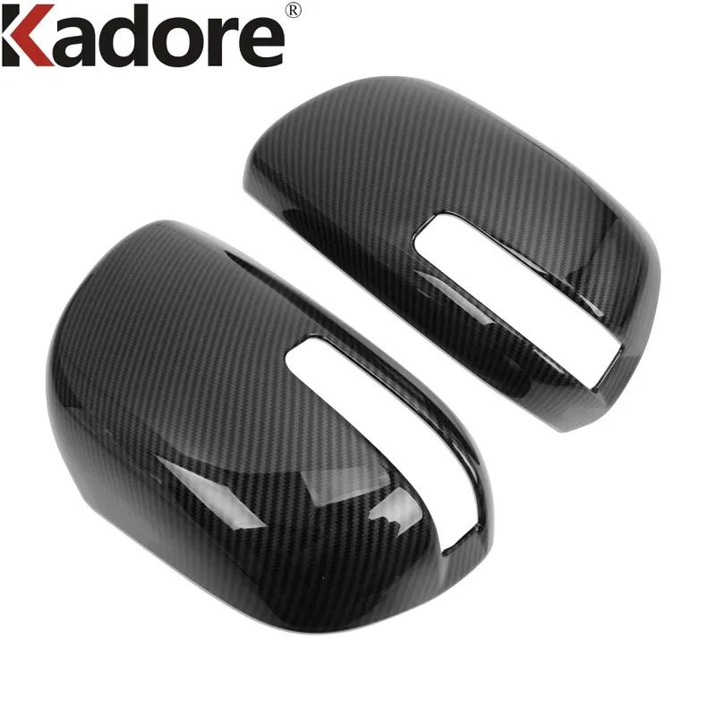 Rearview Mirror Cover Trim For Toyota Sienna   Carbon Fiber Car Side Wing Mirrors Cap Frame Overlay Accessories