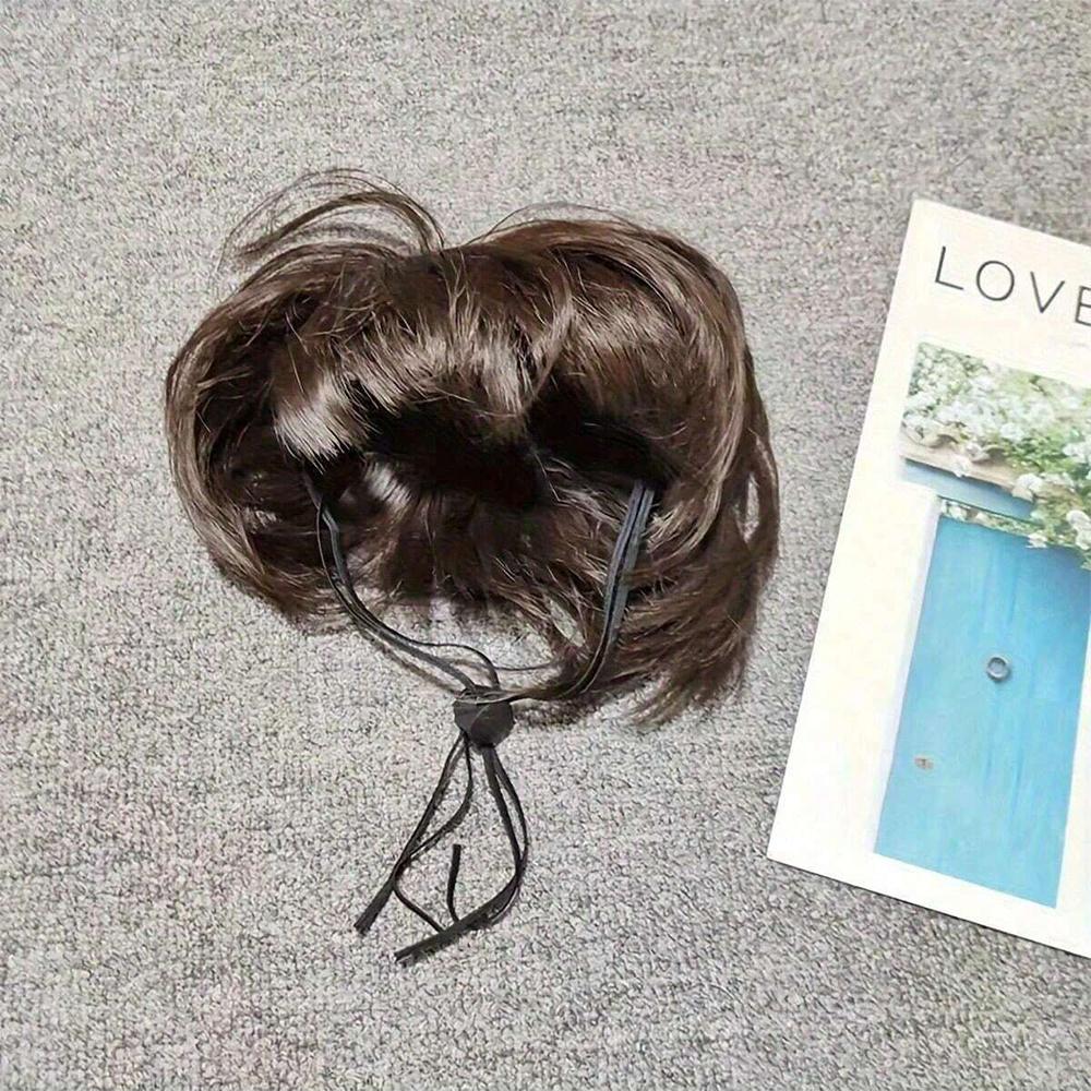 Funny Pet Cosplay Wig Short Dog Costume Wig Pet Decorations Cats Hair Hat Costumes Head Accessories Halloowen Christmas Supplies