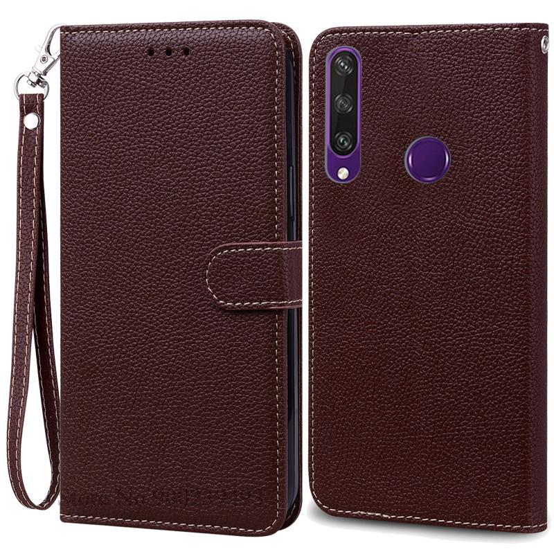 Pro pouzdro Huawei Y6P Kožené peněženkové vyklápěcí pouzdro Pro pouzdro Huawei Y6p MED-LX9N Měkký plný kryt Coque Fundas pro pouzdro Huawei Y6P