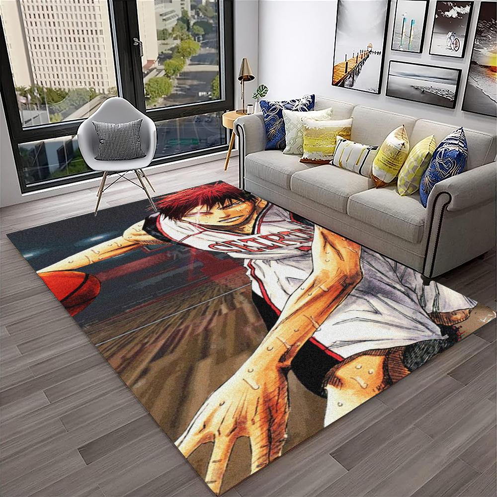 3D Anime Kuroko's Basketball Cartoon Carpet Rug for Home Living Room Bedroom Sofa Doormat Decor,kids Area Rug Non-slip Floor Mat