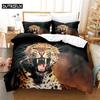 Comforter Roaring Lion Bedding Set 3D Bedding Digital Printing Queen Size Bedding Set Fashion Design