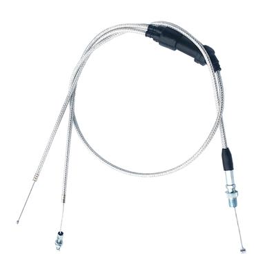 Dirt Bike Dual Throttle Grip Cable Wire for KEIHIN PZ30mm Accelerate Carb