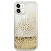 Etui do iPhone 11 Guess Liquid Glitter Złote