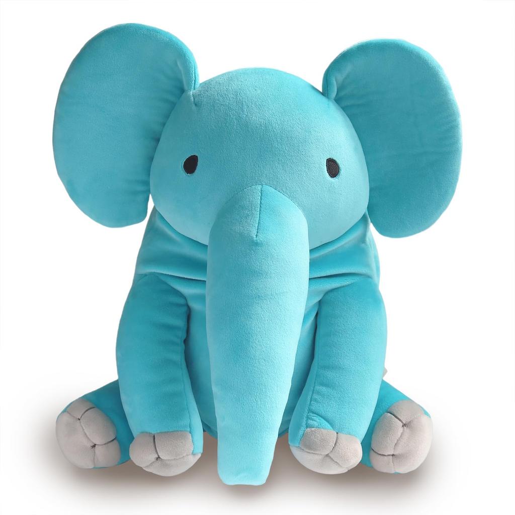 Morisaka Global Mochizo L 20 x 22 x 30 cm Elephant Plush Toy Animal Mochi Series MOZO-0350