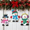 2dChristmas Cute Red And Blue Clown Festival Atmosphere 2D Acrylic 360 Rotating Ornament Gift Ornament