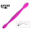 Double Dong Dildo Rechargeable Two Shock Ends Realistic Dildo Female Masturbator Sex Toys for Women