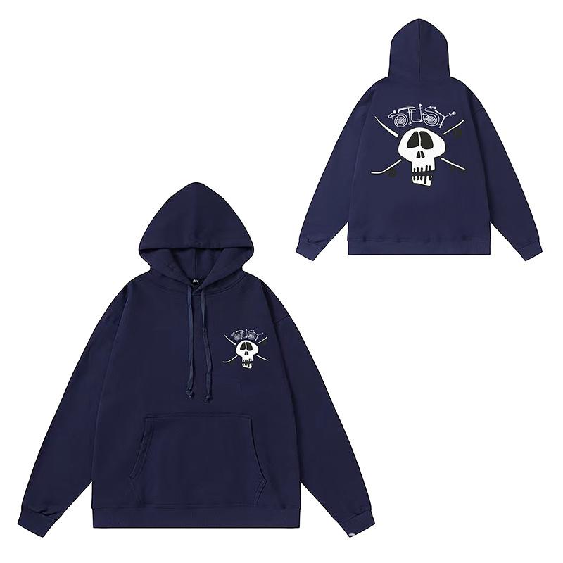 A Stus hooded sweater is a heavy and high version hooded sweater for couples.