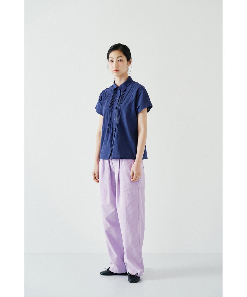 COTTON BELL Linen Elastic Waist Pants - Lavender