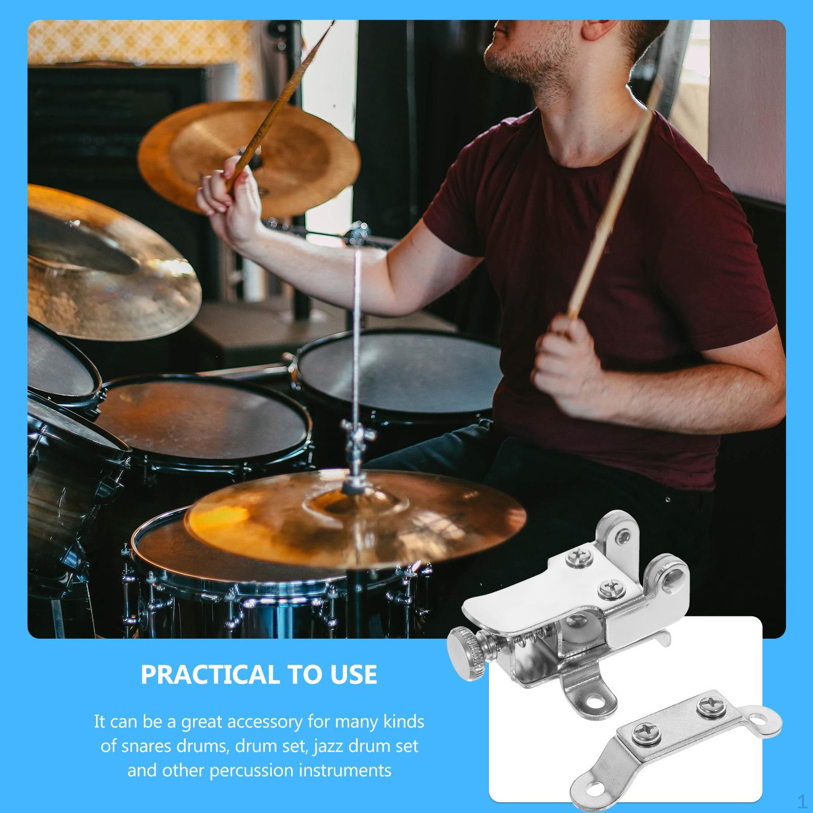 

Регулятор машинки малого барабана Прочный металлический Профессиональный проволочный регулятор Ударный инструмент