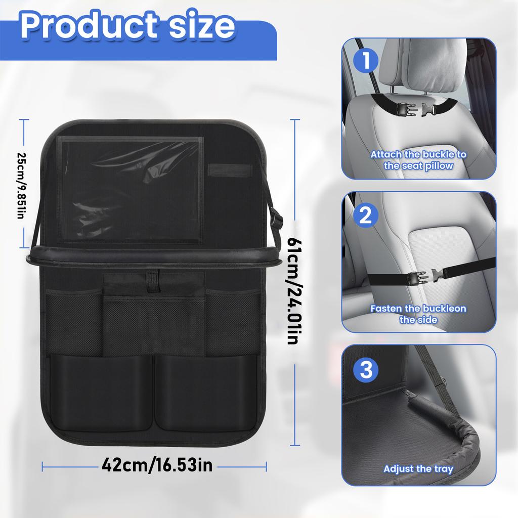 Auto Interior Supplies Car Backseat Storage Bag Upgrade Rear Seat Trunk Organizer For Car Truck SUV Van Auto Seat Back Pocket