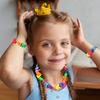 800 Pcs Animal Shaped Beads Animal Plastic Beads Colorful Marine And Jungle Animal Beads Zoo Animal Design Plastic Craft Beads F