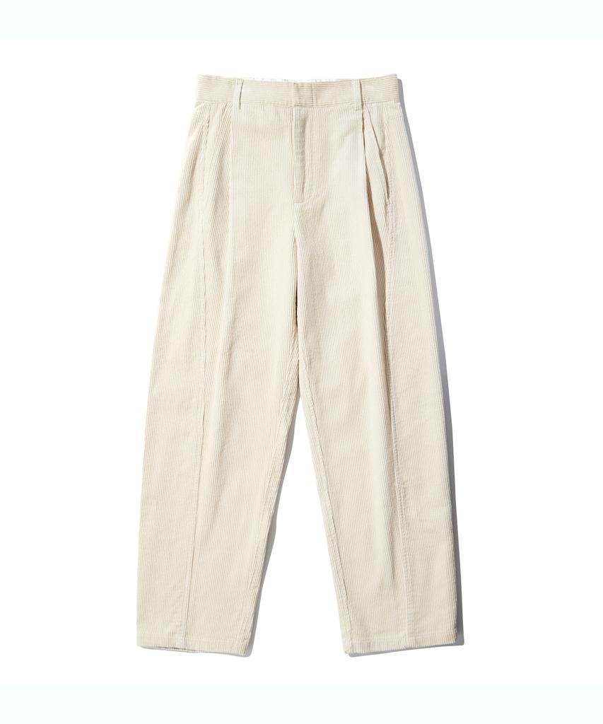 Dirty One Curved Corduroy Pants_Cream