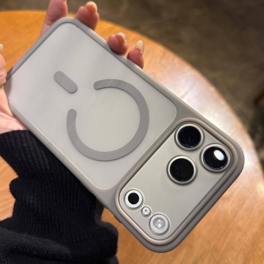 Matte Clear For Magsafe Wireless Charging Case for iPhone 17 Air 16 15 14 13 Pro Max Detachable Camera Lens Protect Shock Cover