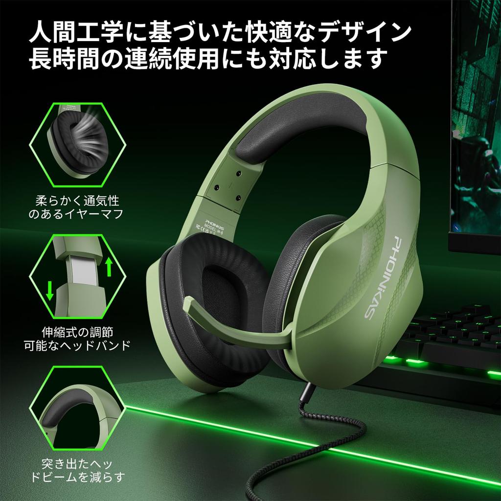 Căști Gaming cu Fir YOTMS cu Zgomot pentru Albastru Xbox Profund [Autentic] Căști, PS5, PS4, Căști, Microfon, Anulare, Dezactivare cu un Clic, FPS, PC,