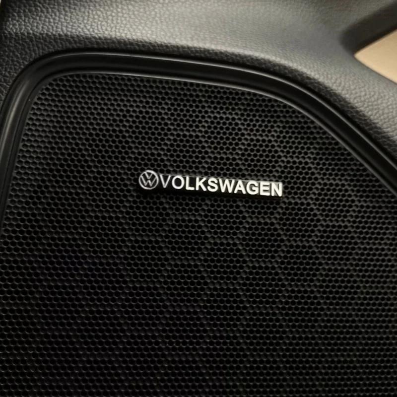 Pentru VW Autocolant insignă audio 3D din aluminiu adaptat pentru decorarea claxonului ușii mașinii Volkswagen Passat/Golf /Polo/Tiguan st modificat