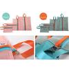 4pcs/set Travel Storage Organizer Bag Holiday Case Toiletry Clothes Mesh Storage Bag