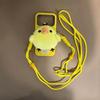 Japan Anime Kiiroitori Soft Plush Filling Doll Phone Back Clip Can Be Slung Diagonally with Shoulder Straps Girl's Birthday Gift