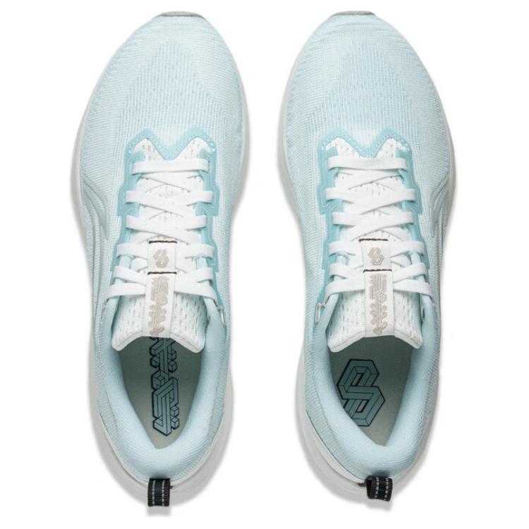 Li Ning Red Hare 8 Wear resistant And Lightweight Low top Casual Running Shoes Women's Blue White ARPV004-6