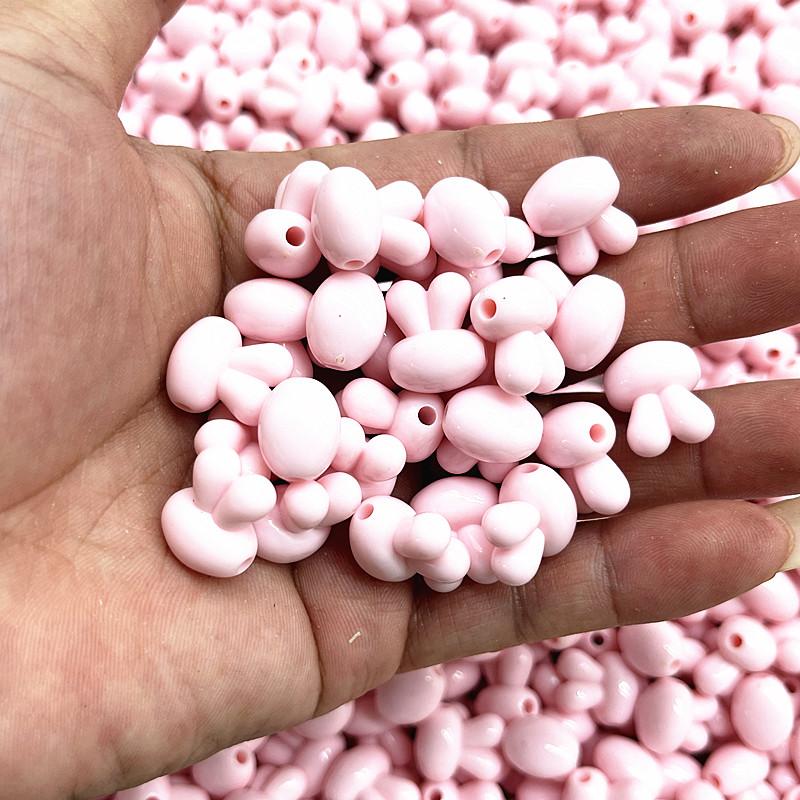 

New 15pcs 13*15mm Colourful Rabbit Acrylic Loose Spacer Beads for Jewelry Making DIY Bracelets Accessories
