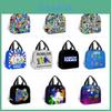 Rainbow Friends Cartoon-Stil Lunchtasche Dicke Aluminiumfolie Isoliert Picknicktasche