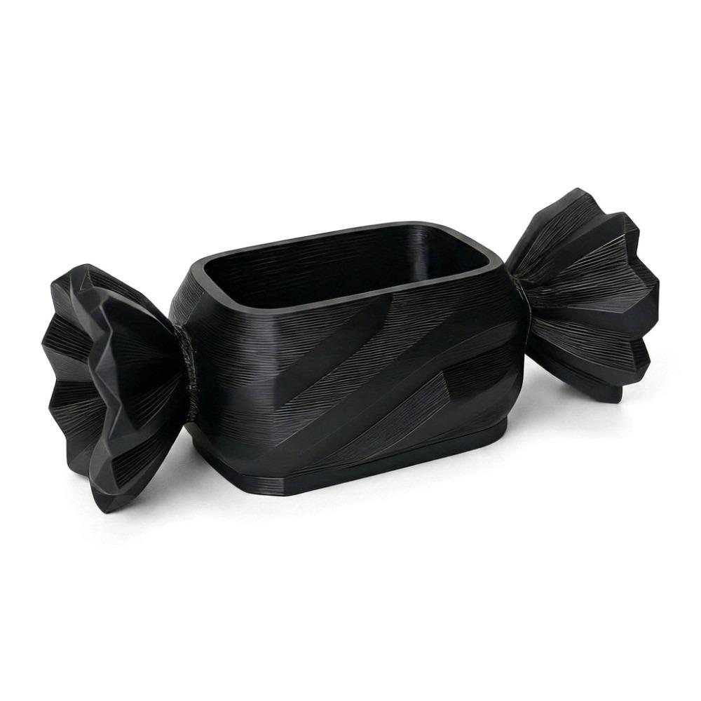 Boîte de rangement forme bonbon imprimée 3D couleur unie Porte-bijoux multifonction créatif Décoration sucrée Organiseur de bureau Bureau