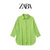 Ur Women's Spring Clothing Fashion Casual Long Sleeve Linen Shirt