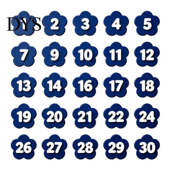 Standard Hex Pencil Accessories 30PCS Numbered Toppers, Reusable Prevent Confusion Labels, Primary School Organizing Tools Plastic Tracking