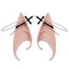 1pair Latex False Ears Cross Ear Cuff Jewelry Creative Elf Ears  Cosplay Accessories