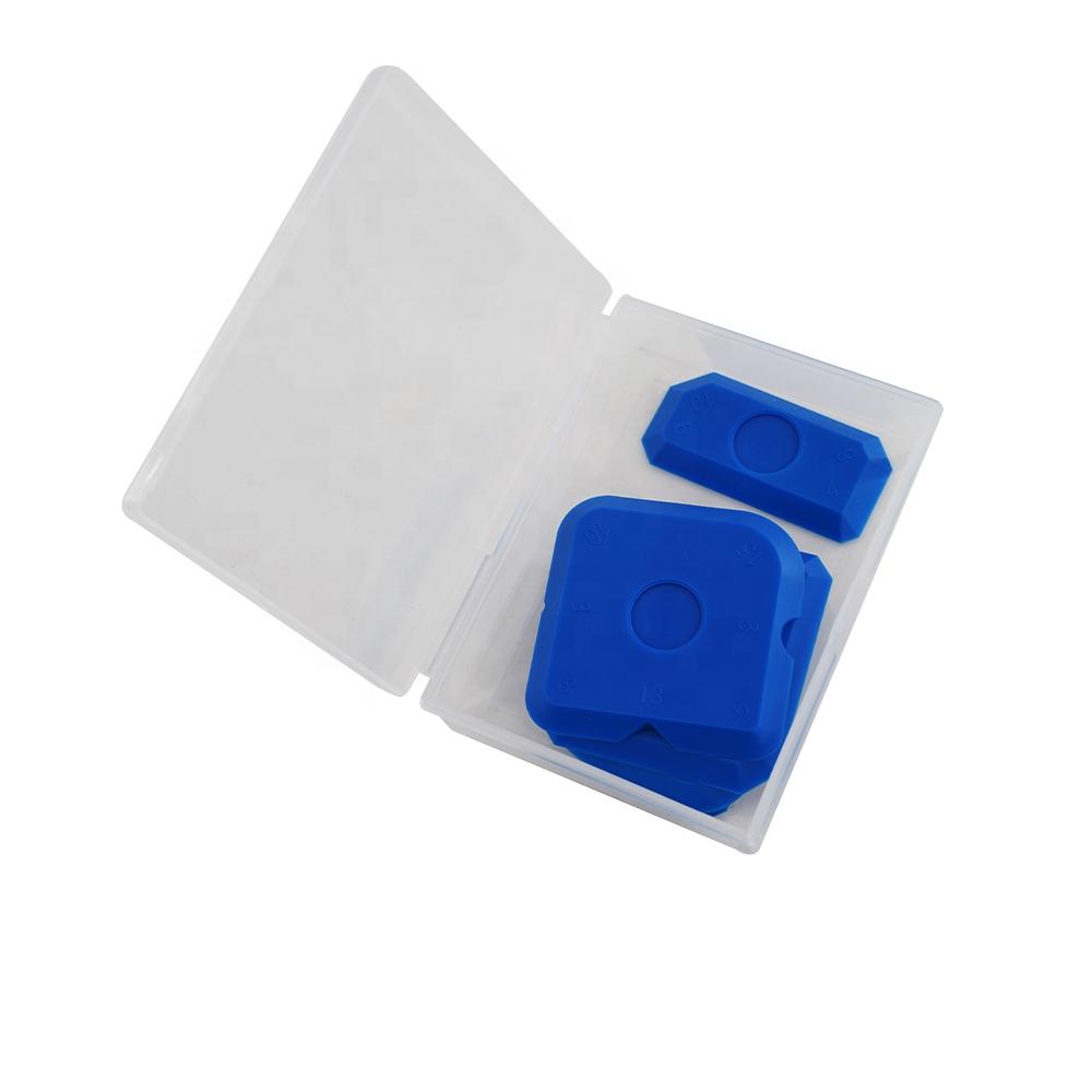 Multi-function Professional Corner Tile Grout Removal Tools  Silicone Caulking Smoothing Sealant Scraper (Blue,Scraper) синий