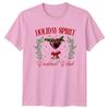 Holiday Spirit Cocktail Club Christmas Unisex TShirt Unisexs Unisexs Tee