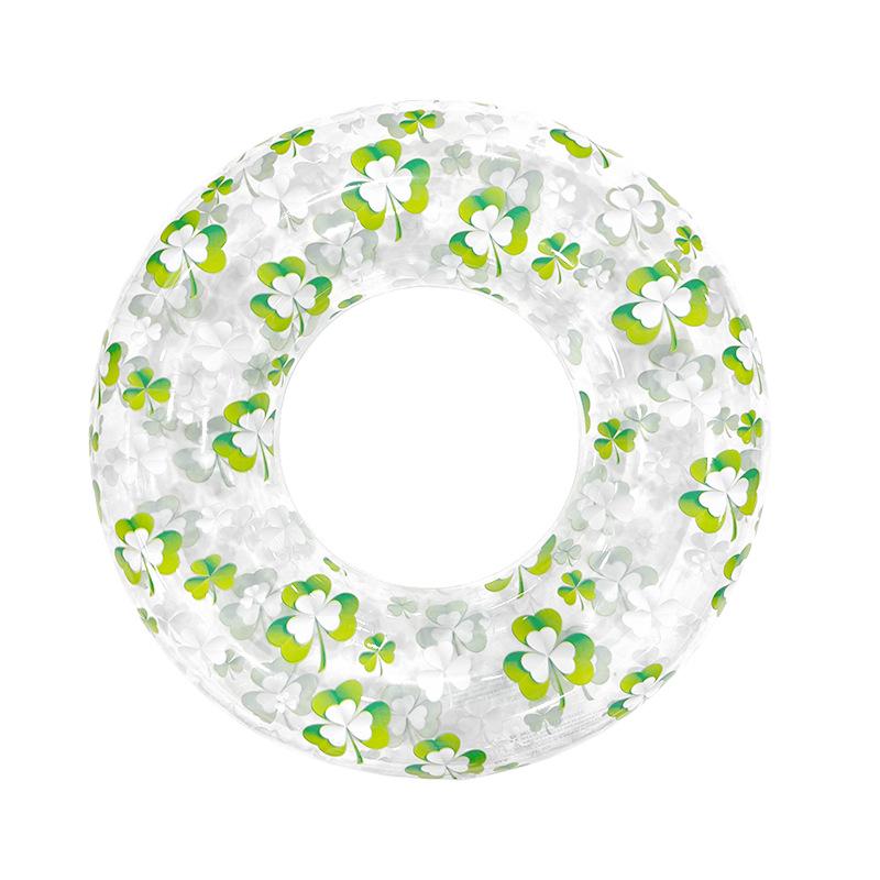 Inflatable Starry Sky Sequin Swimming Ring for Women - Thickened, Eco-friendly PVC