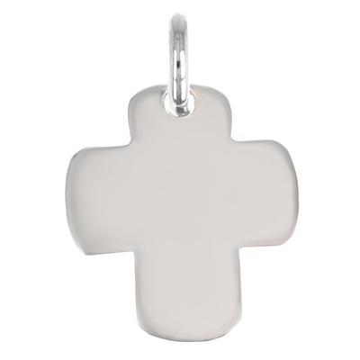 [Q2933] - Silver 'Cross' Pendant - 16x14 Mm
