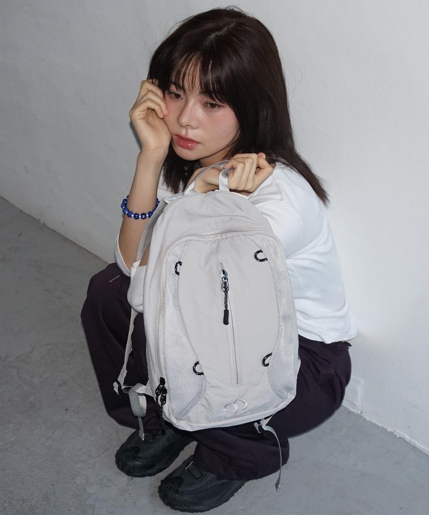 Salbol 503 Mesh Backpack [Gray]