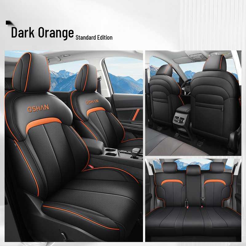 

Changan Oshan X7 Plus Leather Car Seat Covers & Cushions - All-Season, Custom Fit 5-Seater [Rear Half Coverage, Note Model Year]
