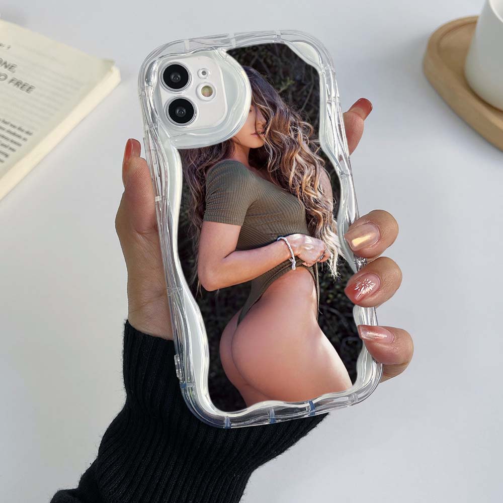 Samsung Galaxy A13 A14 A54 Xiaomi Poco X5 F4 M6 Pro 5G Redmi 13C 12C 10C Huawei Honor 90 Lite Hüllen A50 Sommer Ray exklusive weiche Hülle mit cremefarbenem Muster