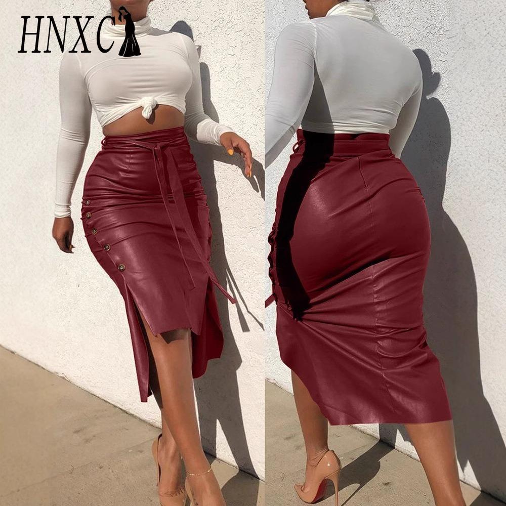 

HNXC Женская Модная Повседневная Летняя Весенняя Юбка XXL красный