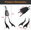 Motorcycle Rear Passenger  Seat With Detachable  Backrest Bar+Cushion Motor Accessories