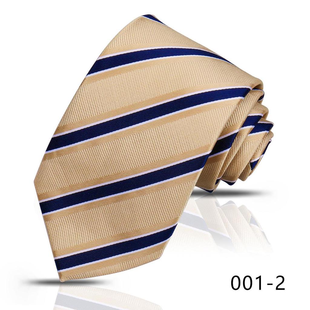 Hochwertige Herren-Seidenkrawatte, 8 cm breit, für Business und Hochzeitsanzug, mit diagonalen Streifen und Karomuster