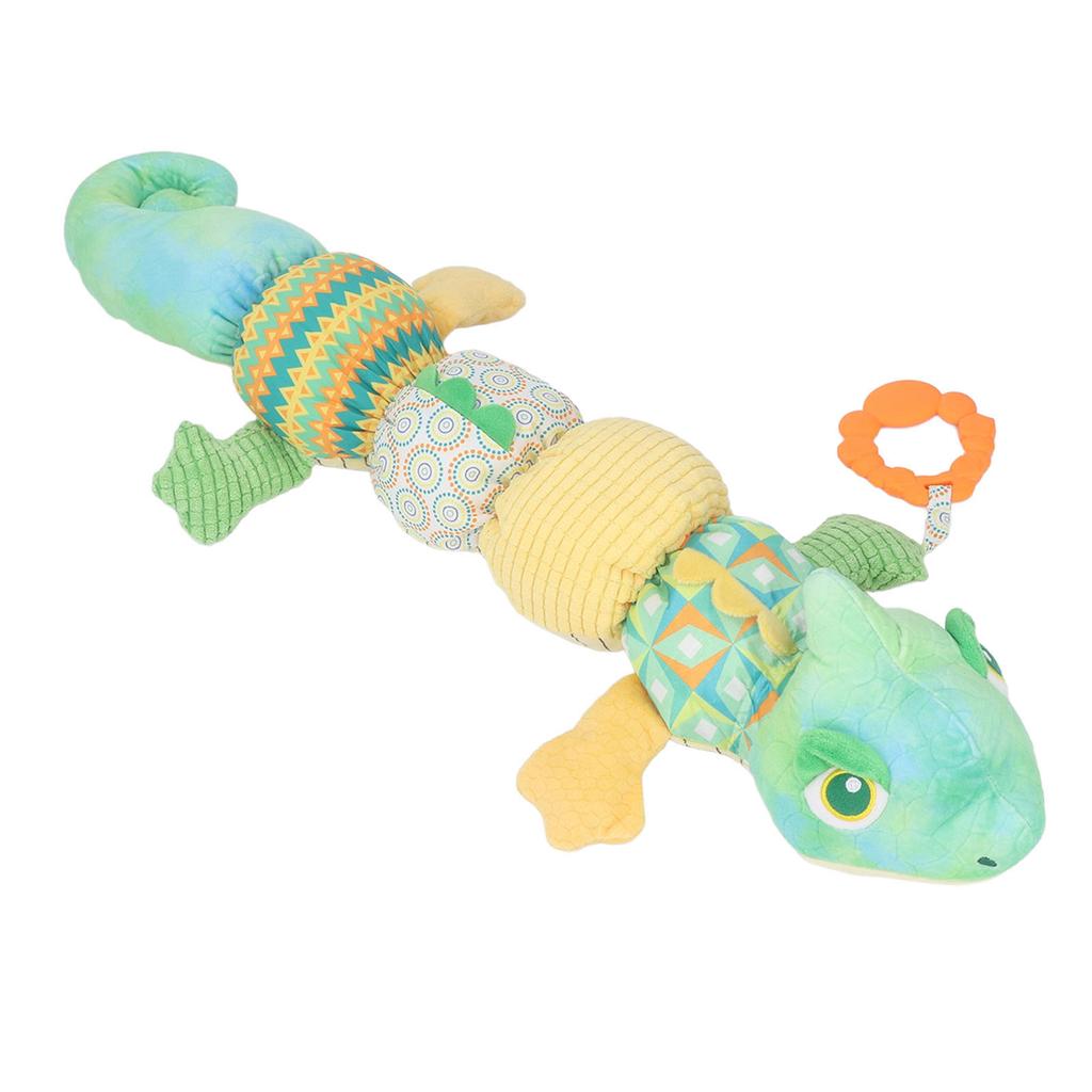23in Multi Sensory Animal Crinkle Toy Plush Soothe Musical Stuffed Animal Activity Toy