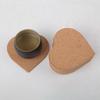 Runder Anti-Rutsch-Kork-Untersetzer mit einfachem druckbarem Muster für Büro oder Couchtisch