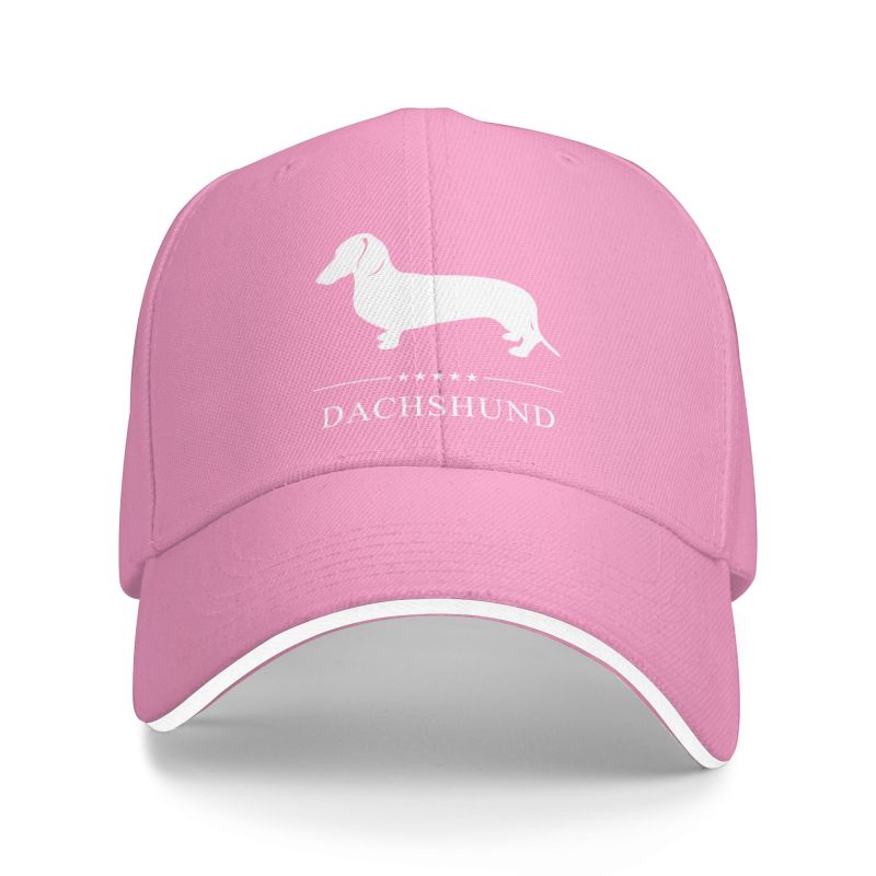 Punk Smooth Dachshund Dog Unisex Baseball Cap Adult Badger Sausage Wiener Adjustable Dad Hat Women Unisex Sports