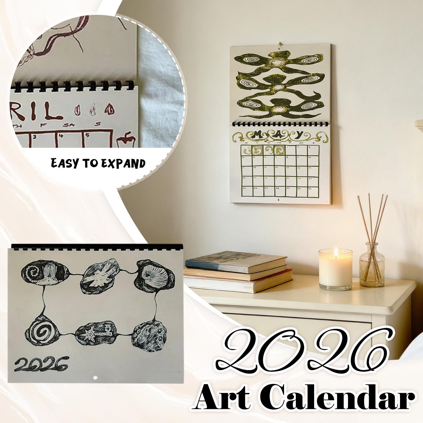 Настенный календарь на 2026 год: Веселый, Оригинальный, Подарок на день рождения, Юмористический One Size