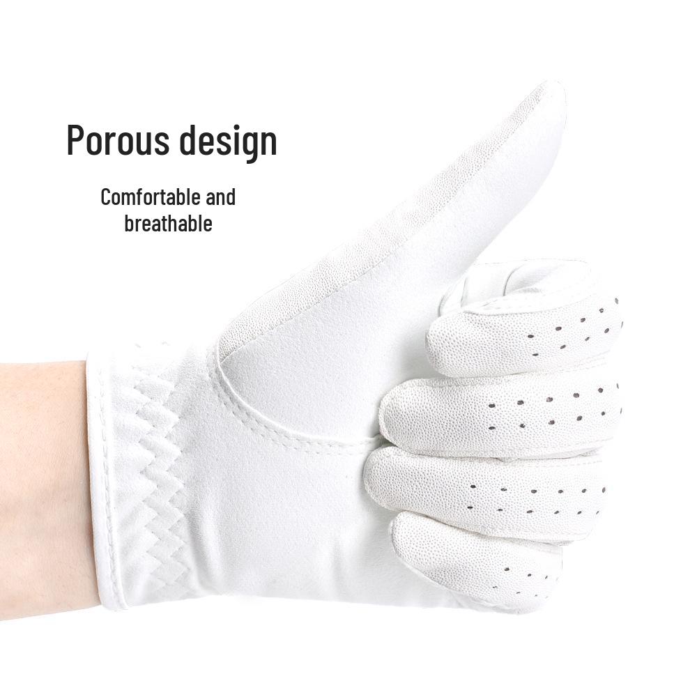 Rękawice golfowe unisex oddychające antypoślizgowe – Odporne na zużycie, ochronne i wygodne do sportów na świeżym powietrzu